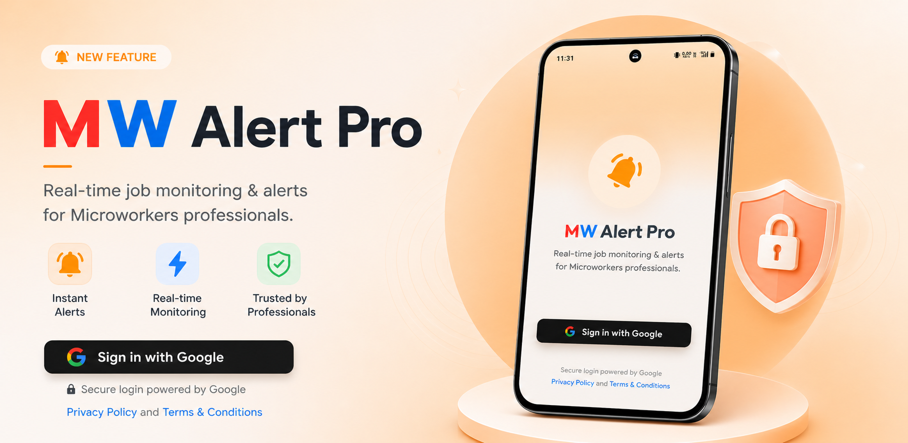 MW Alert Pro App